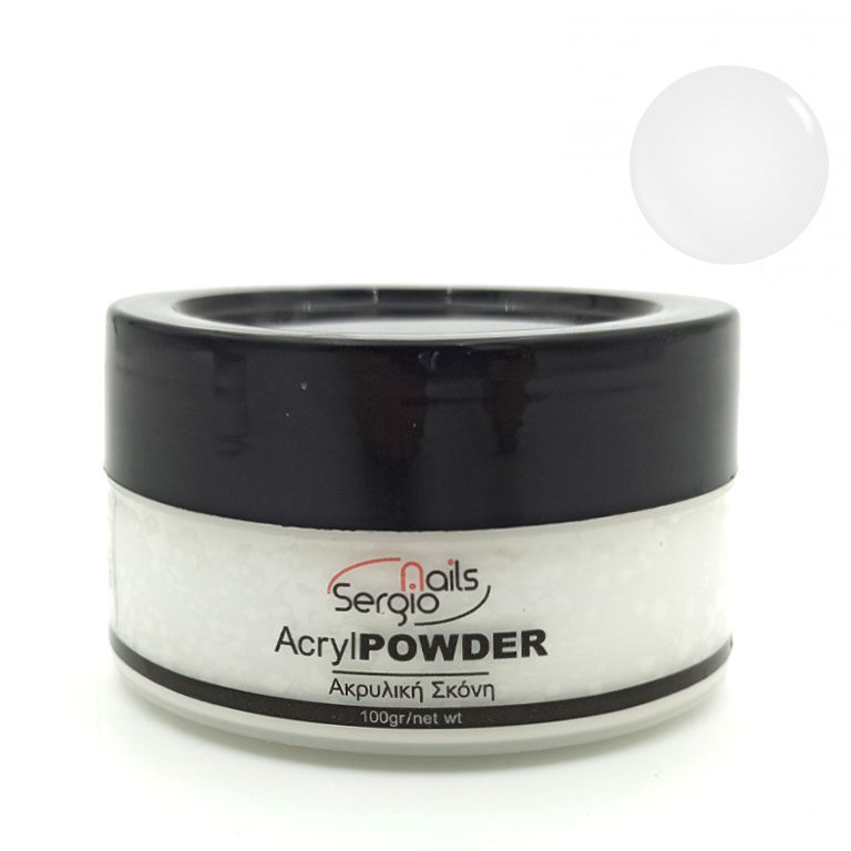 Ακρυλική Σκόνη Νυχιών Acryl Powder Milky 100gr